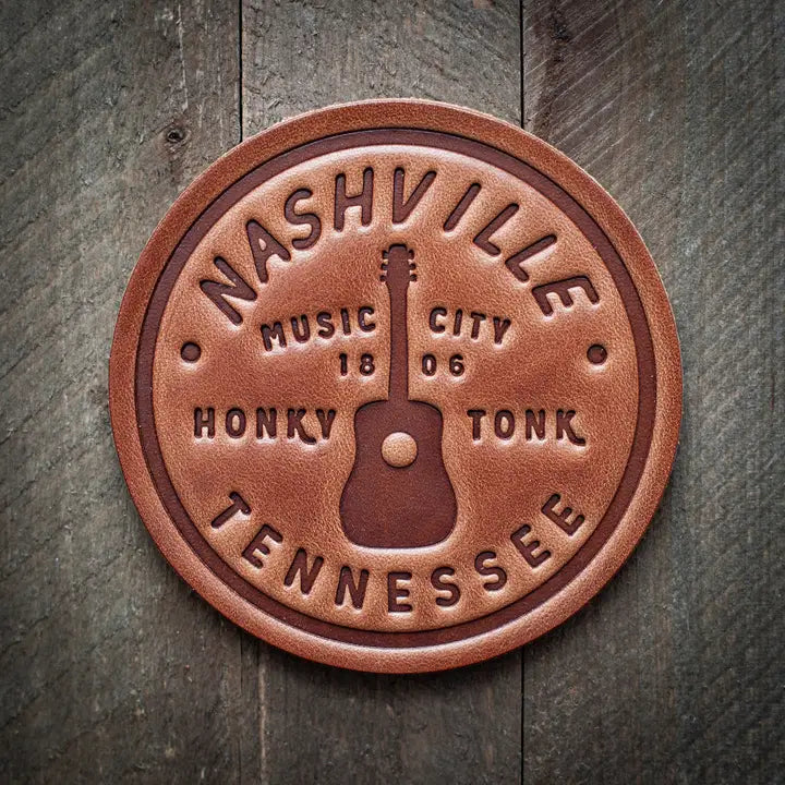 TN Leather Coasters